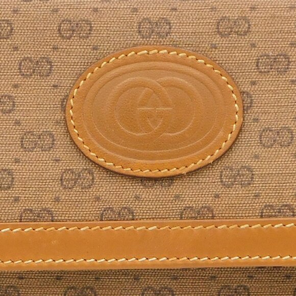 Gucci Vintage Micro GG Supreme Shoulder Bag | Coated Canvas | Authentic | Fair - Picture 3 of 15